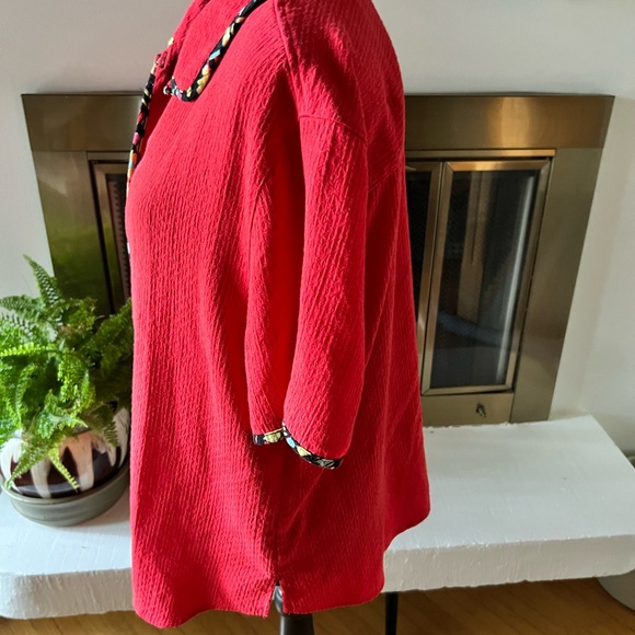 Vintage Koret of California Red Casual Button Down Shirt - Picture 3 of 6